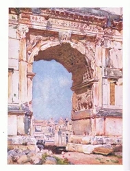 Arc de Titus, de Rome publiée par A & C Black Ltd, 1925
